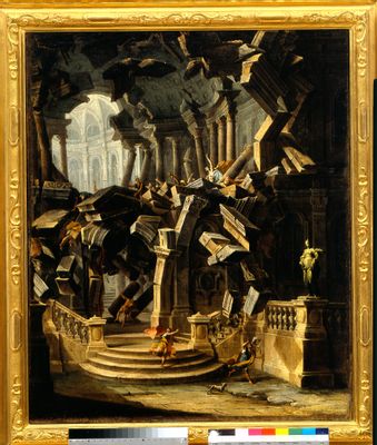 Antonio Joli - Samson brise le temple
