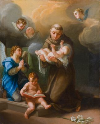 Benedetto Luti - S. Antonio da Padova con Gesù Bambino