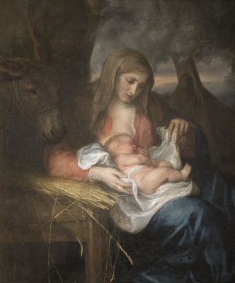 Antoon van Dyck - Madonna des Strohs
