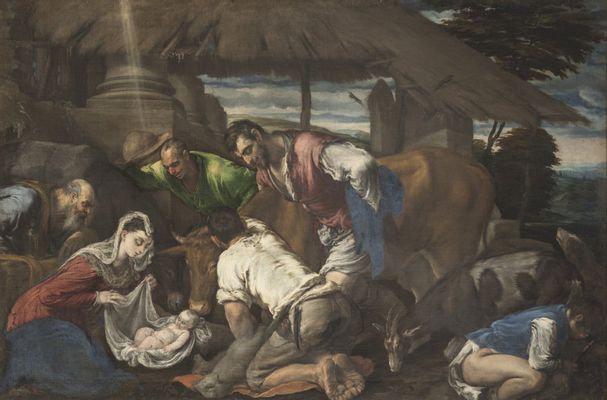 Jacopo Bassano - Anbetung der Hirten