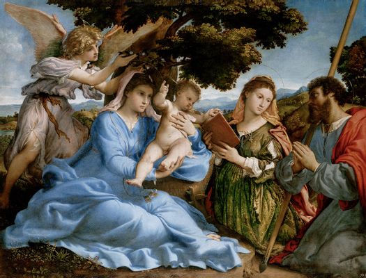 Lorenzo Lotto - Heiliges Gespräch