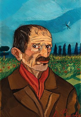 Antonio Ligabue - Self portrait