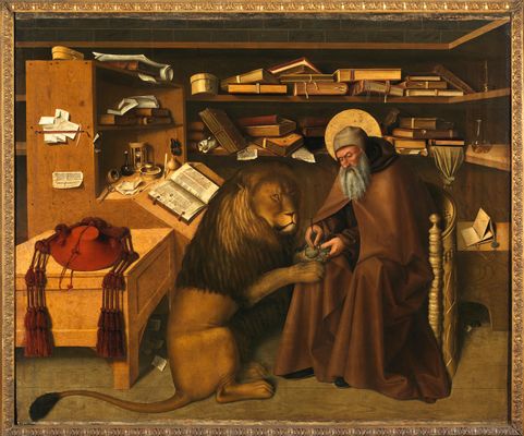 Colantonio del Fiore - Saint Jerome in the study