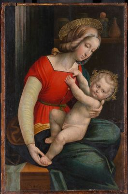 Defendente Ferrari - Madonna with Child, by Raphael