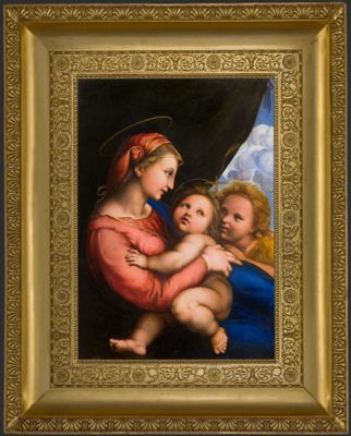 Madonna of the tent, by Raphael
