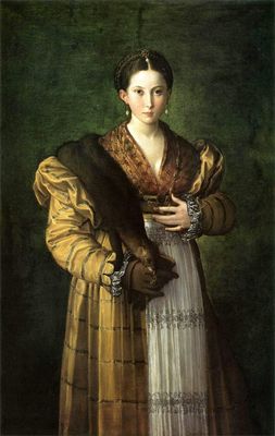 Girolamo Francesco Maria Mazzola, detto Parmigianino - Porträt einer jungen Frau namens Antea