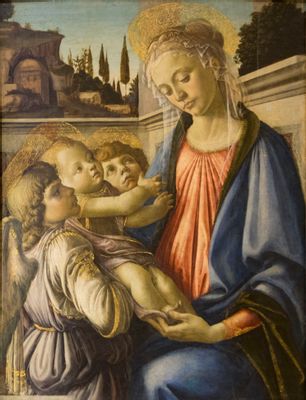 Sandro Botticelli - Madonna col Bambino e angeli