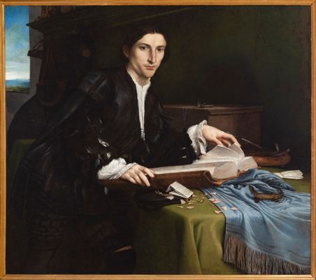 Lorenzo Lotto - Retrato de un caballero