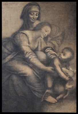 Bernardino Lanino - Vierge à l'Enfant avec sainte Anne