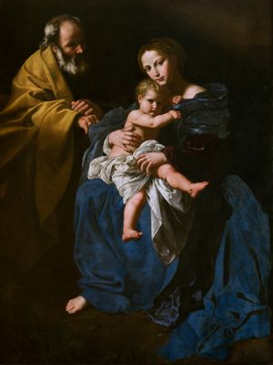 Bartolomeo Cavarozzi - Holy Family
