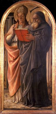 Filippo Lippi - Saints Gregory and Jerome