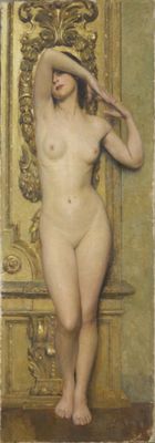 Giacomo Grosso - mujer desnuda