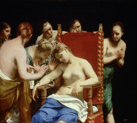 Guido Cagnacci - muerte de cleopatra