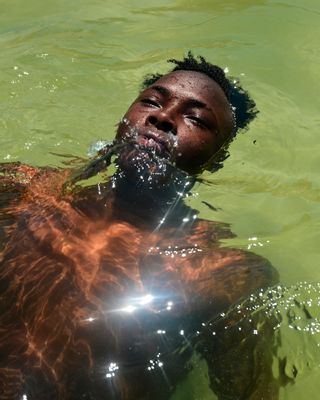 Nicola Lo Calzo - Abdul, Ivorer, Strand von Mondello