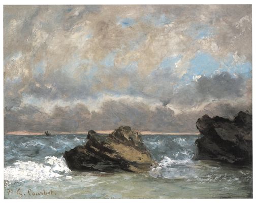 Gustave Courbet - Petite paysage de mer 