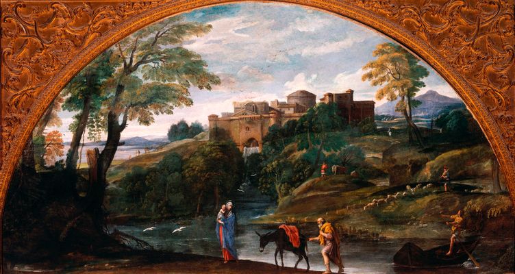 Annibale Carracci - Landscape with the Flight into Egypt