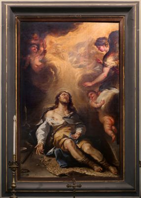 Luca Giordano - La muerte o el éxtasis de Sant'Alessio