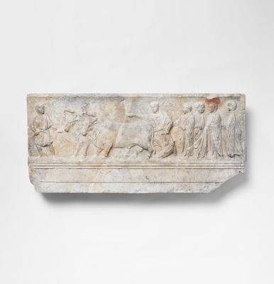 Relief with foundation scene