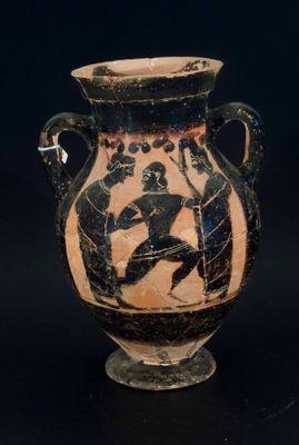 Anfora, Ceramic with black figures