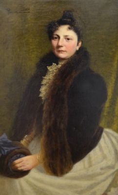 Giovanni Battista Todeschini - Portrait of Lucia Stoppani