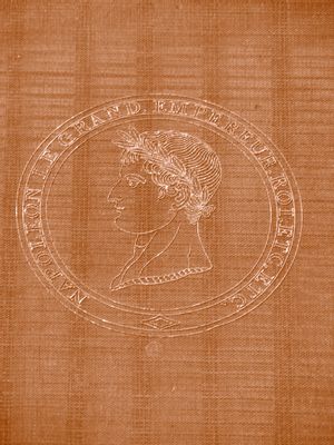 Forma da carta filigranata con le immagini di Napoleone Bonaparte e Maria Luisa d’Austria