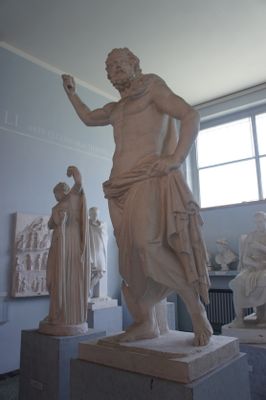 cast of statue, Poseidon