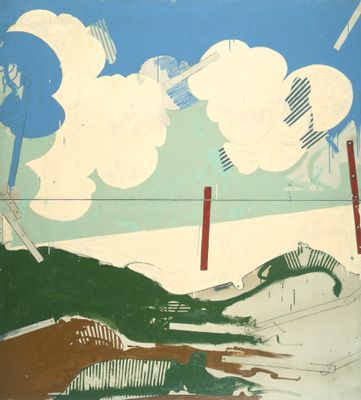 Mario Schifano - Anemic landscape II