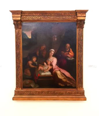 Barbara Longhi - Holy Family with San Giovannino and Santa Elisabetta