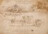 Leonardo da Vinci - Studies of assault chariots equipped with scythes