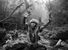 Sebastião Salgado - Der Schamane der Yanomami unterhält sich vor dem Aufstieg zum Berg Pico da Neblina mit den Geistern. Bundesstaat Amazonas, Brasilien
