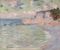 Claude Monet - Falesia e porta d’Amont. Effetto del mattino