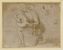 Pietro di Cristoforo Vannucci, detto Perugino - Giovane che suona il liuto e particolari dello studio delle sue mani
