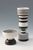 Ettore Sottsass - Vase and Stand White / Black series