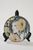 Galileo Chini - Assiette décorative avec tête de femme et tournesols