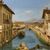 Giuseppe Canella - Blick auf den Naviglio-Kanal von der Brücke San Marco aus