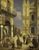 Angelo Inganni - Vue de la Piazza del Duomo avec le Coperto dei Figini