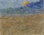 Vincent Van Gogh - Paesaggio con covoni e luna nascente