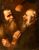 Agostino Scilla - Der heilige Antonius der Abt und der heilige Paulus der Einsiedler, der von einer Krähe gefüttert wird