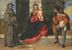 Tiziano Vecellio, detto Tiziano - Vierge à l'Enfant entre Saint Antoine de Padoue et Saint Rocco