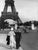 Gyula Halász, detto Brassaï - Couple with sailor, Eiffel Tower Bridge
