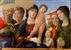 Andrea Mantegna - Madonna und Kind mit sechs Heiligen