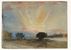 Joseph Mallord; William Turner - Sunset across the Park from the Terrace of Petworth House