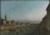 Bernardo Bellotto - L'Arno verso il ponte alla Carraia, Firenze