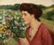 Federico Zandomeneghi - Fanciulla con una fascio di fiori