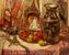 Galileo Chini - Chinoiseries et fruits