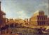 Giovanni Antonio Canal, detto Canaletto - Capriccio con edifici palladiani