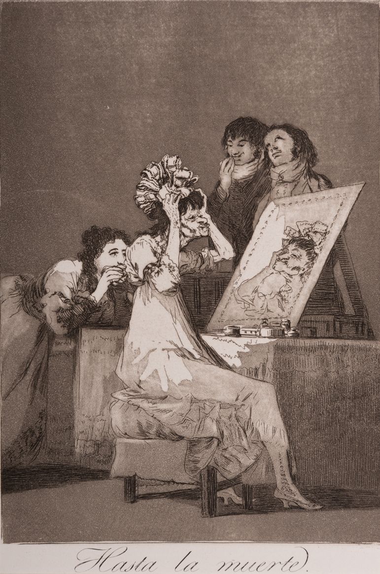 To death, work by Francisco Goya | Artsupp