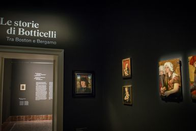 Botticelli's stories between Boston and Bergamo