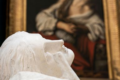 La Maddalena. Caravaggio and Canova