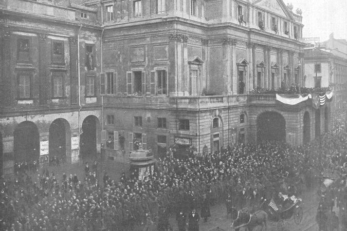 Milan and the First World War. Caporetto, La Vittoria, Wilson